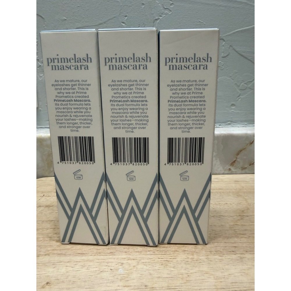 Prime Prometics PrimeLash Lengthening Volumizing Mascara Brown Set of 3 NEW - Picture 3 of 4